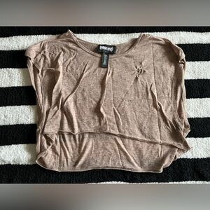 thin see through crop top